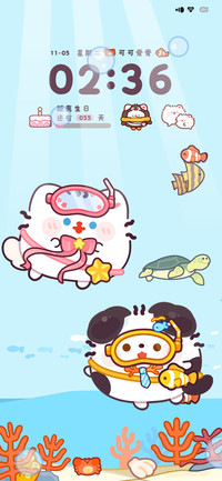 卷卷猫 海洋世界