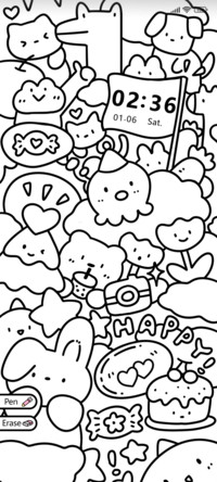 Cute coloring game