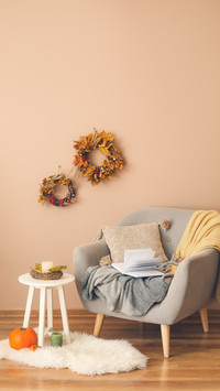 Inviting Sofa, Perfect for Autumn Reading