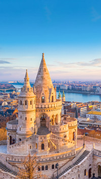 The main tower of the famous Fisherman's Bastion