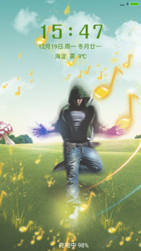 go outside（锁屏动态）