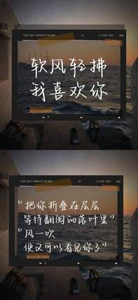 软风轻拂 我喜欢你