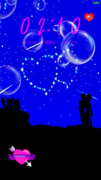  炫彩信号 梦幻爱情（锁屏特效+桌面特效+好评返现）