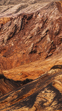 Flaming Mountain Grand Canyon in Xinjiang