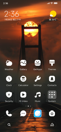 Sunset bridge