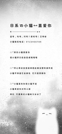日系的小猫一直爱你