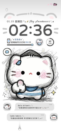 涂鸦 潦草博士小猫