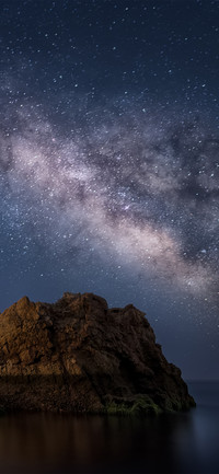 夜晚下的星空壁纸-锐景创意