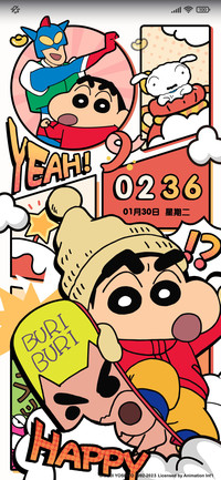 蜡笔小新 暖冬漫画