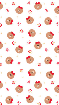 line friends 圣诞壁纸