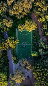 The most beautiful football field