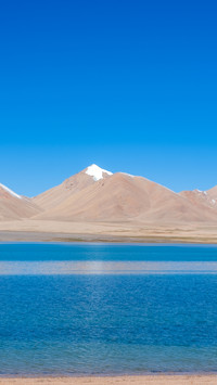 Snow Mountain Blue Mirror