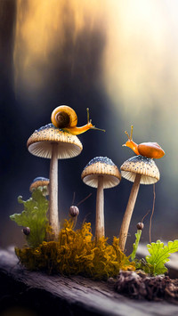 Macro insects and plants