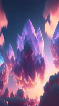 crystals in clouds
