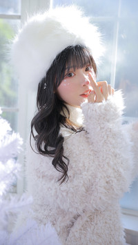 清新自然美女-锐景创意