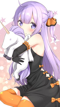 白马与少女