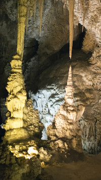 Usa new mexico carlsbad caverns national park view of