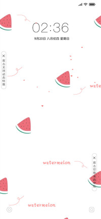 清新白色小西瓜