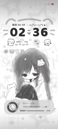 黑白亚系猫猫少女
