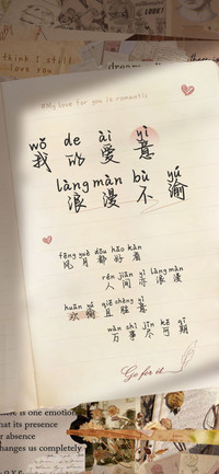 我的爱意浪漫不渝