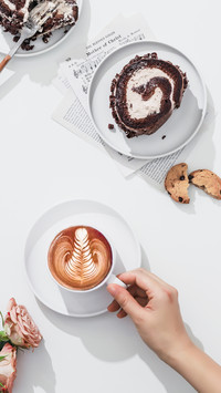 Modern people who cannot do without coffee