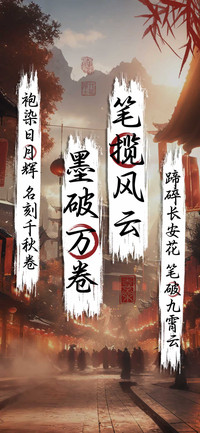 笔揽风云墨破万卷