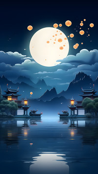 中秋节-锐景创意