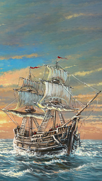 Delicate oil painting