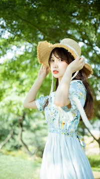 碎花裙精致穿搭