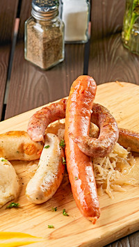 German sausage Delicious German food