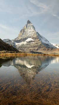 Reflection of matterhorn peak