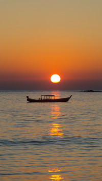 Sunset fishing
