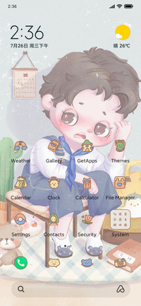 Cartoon boy