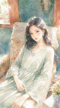 Illustration of beautiful girl