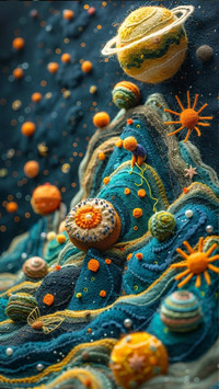 创意羊毛毡壁纸-锐景创意