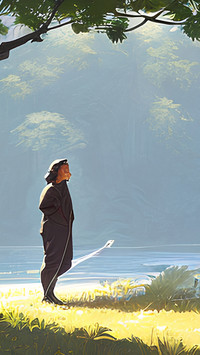 People in the jungle