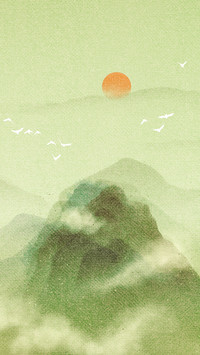 Landscape freehand brushwork hidden in ancient paintings
