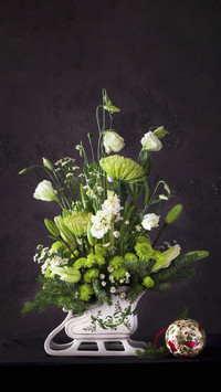 Flower arrangement is an art