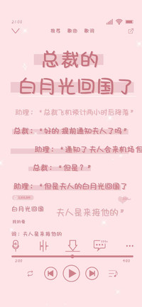 总裁的白月光回国了