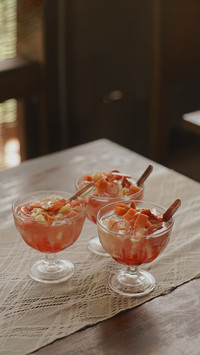 Es Campur, typical drink from Indonesia