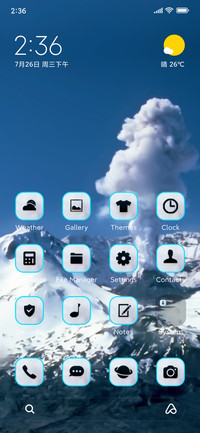 volcano snow