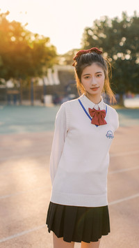 偏爱学院风服饰穿搭