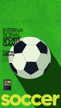 Football. Soccer. International sports games