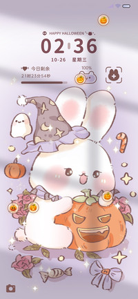 南瓜小兔万圣多图