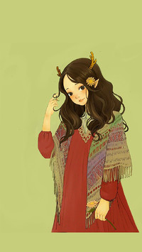 插画萌妹子 (2)