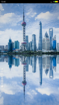冬天大上海美景