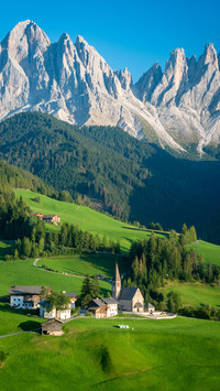 Mountains rise and plains stretch wide.