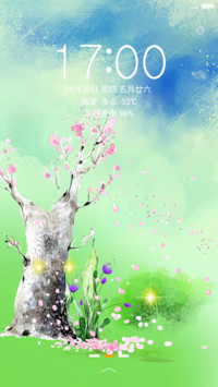 小清新夏季感觉【动态锁屏 7.1