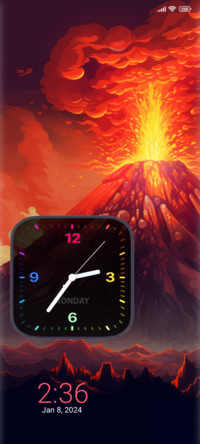 volcano lava