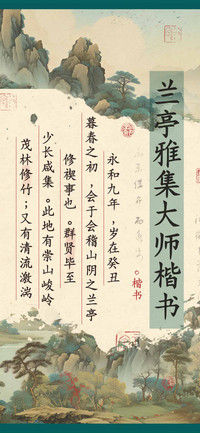 兰亭雅集大师楷书